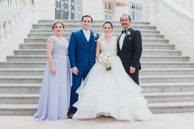 La familia de la novia