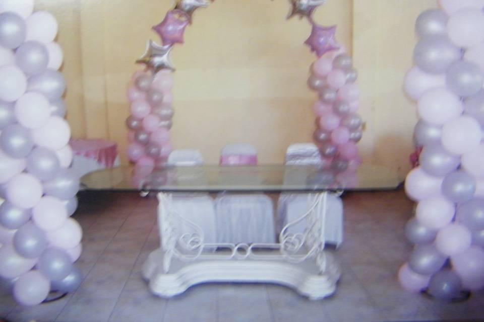 Decoración con globos