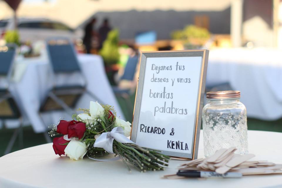 Detalles de la boda