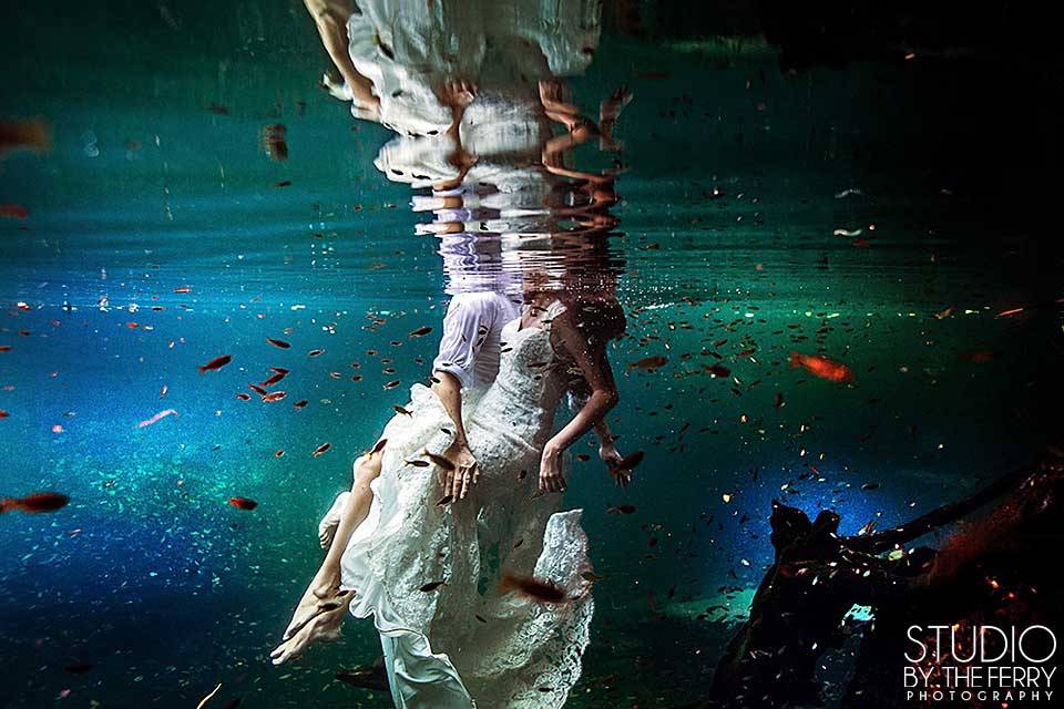 Trash the dress de cenote