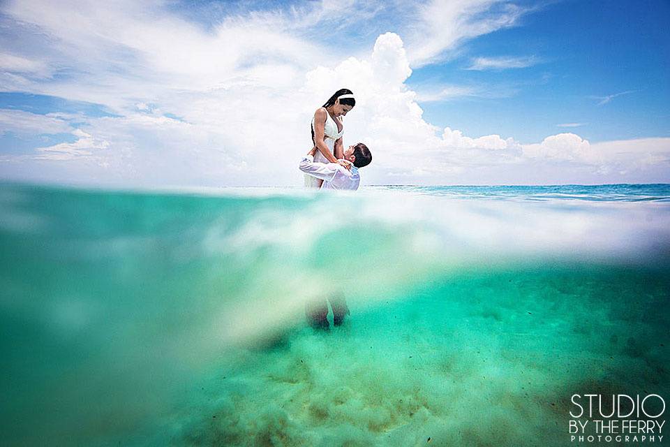 Trash the dress en Tulum