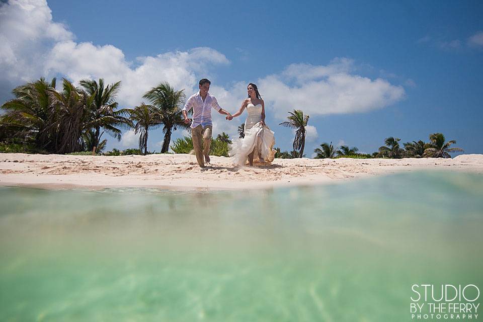 Trash the dress Tulum