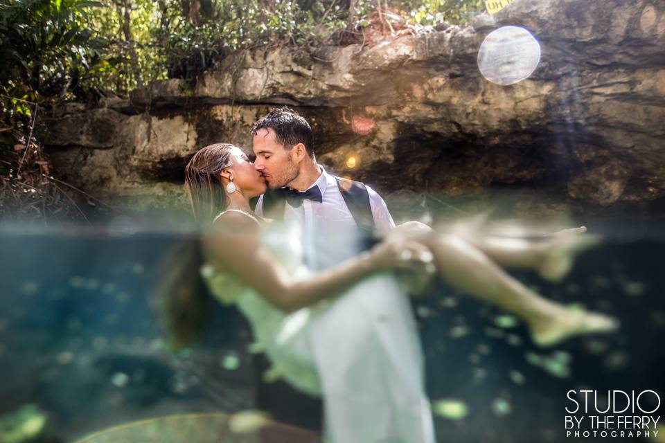 Trash the dress de cenote