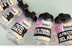 Cilindros con etiquetas