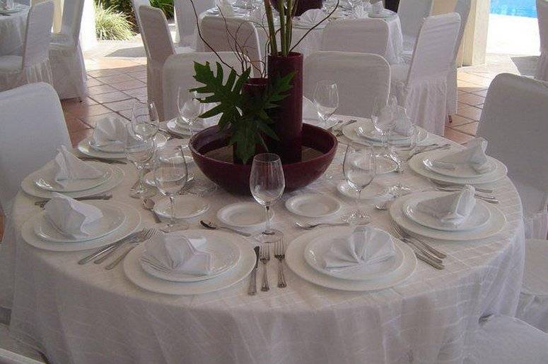 Decoración de las mesas