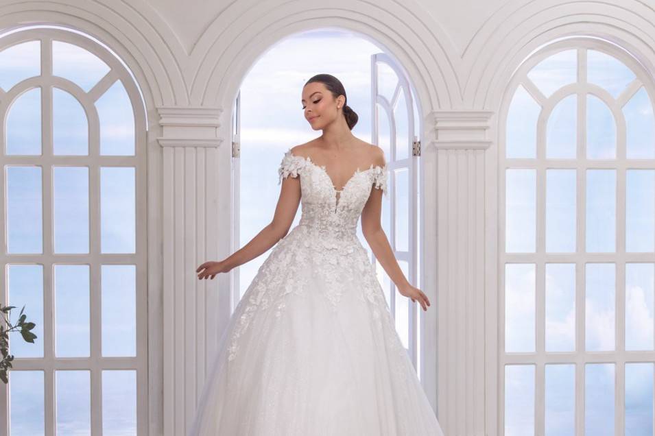 Vestido de novia línea A