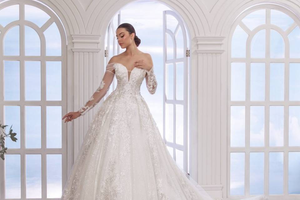 Vestido de novia princesa