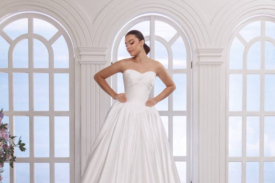 Vestido de novia línea A