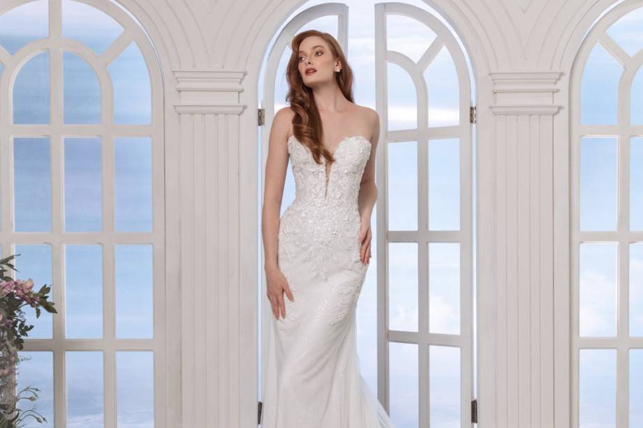 Vestido de novia corte sirena