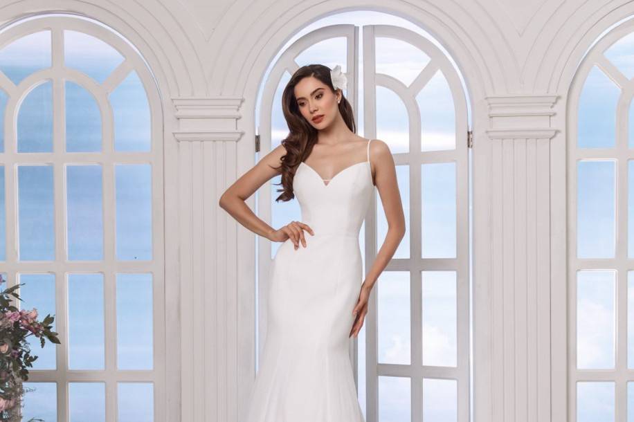 Vestido de novia corte sirena