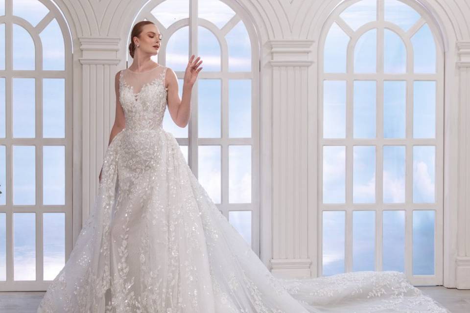 Vestido de novia corte sirena