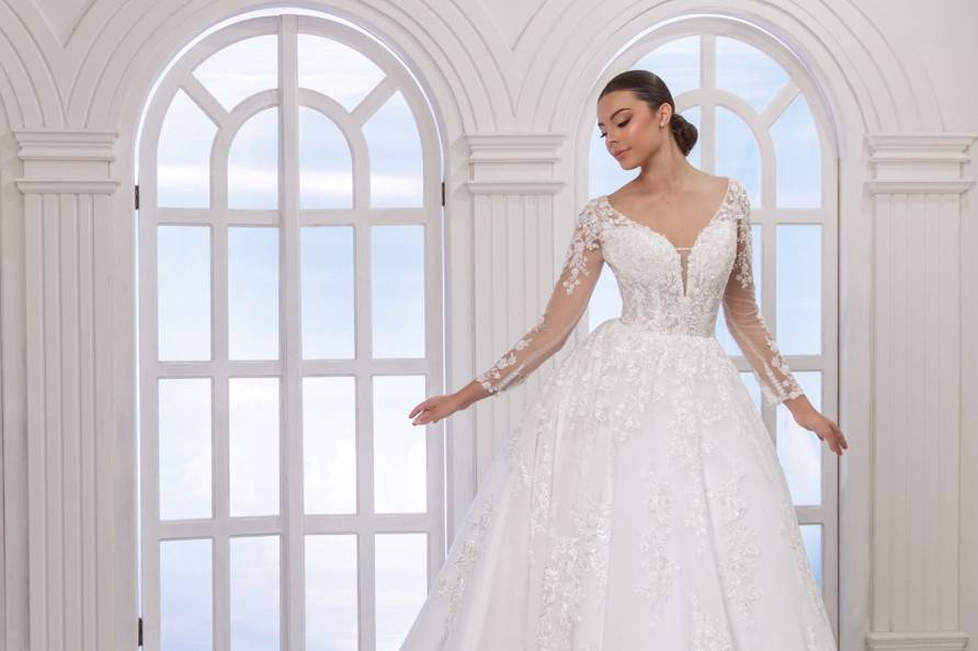 Vestido de novia princesa