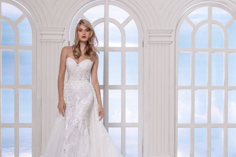 Vestido de novia corte sirena