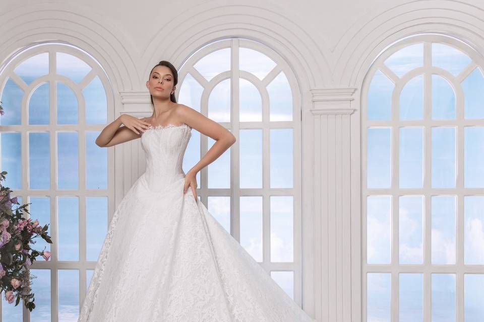 Vestido de novia princesa