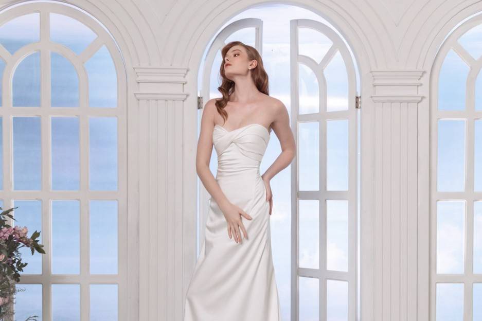 Vestido de novia corte sirena