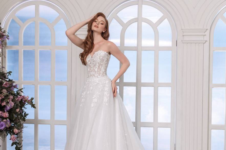 Vestido de novia línea A