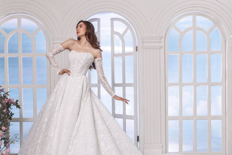 Vestido de novia princesa