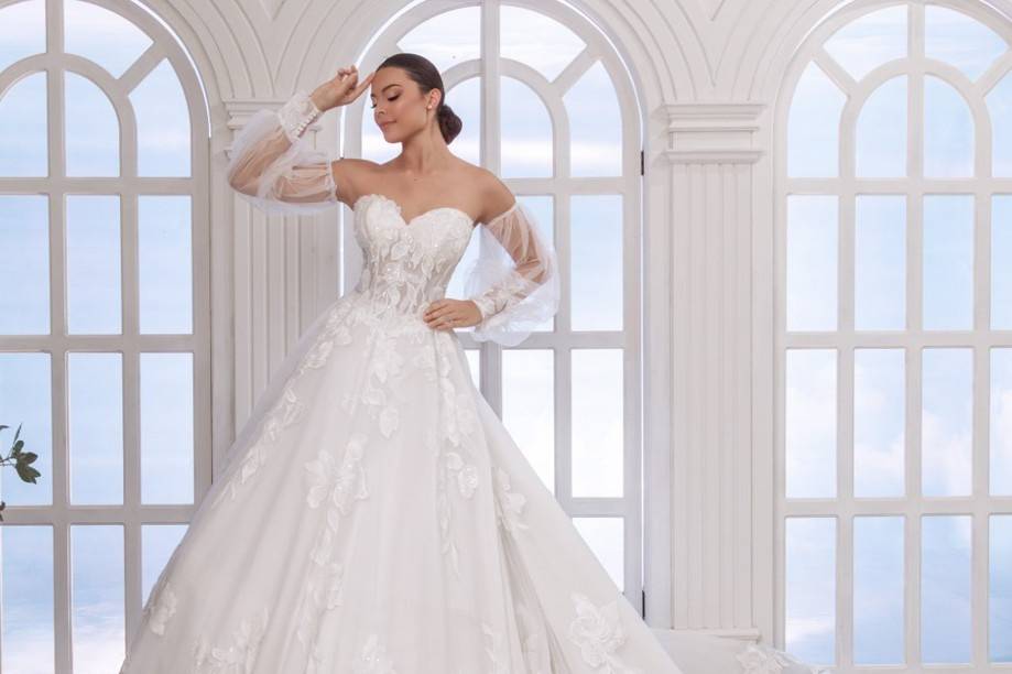 Vestido de novia princesa