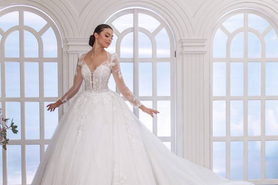 Vestido de novia princesa