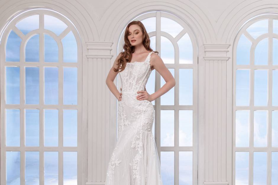 Vestido de novia corte sirena