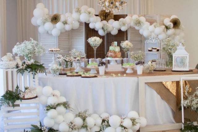 Buffet decorado