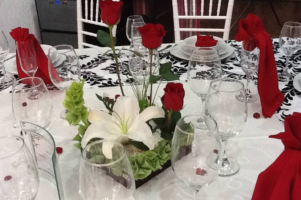 Centros de mesa para eventos