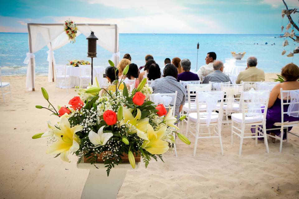 Ceremonia en la playa