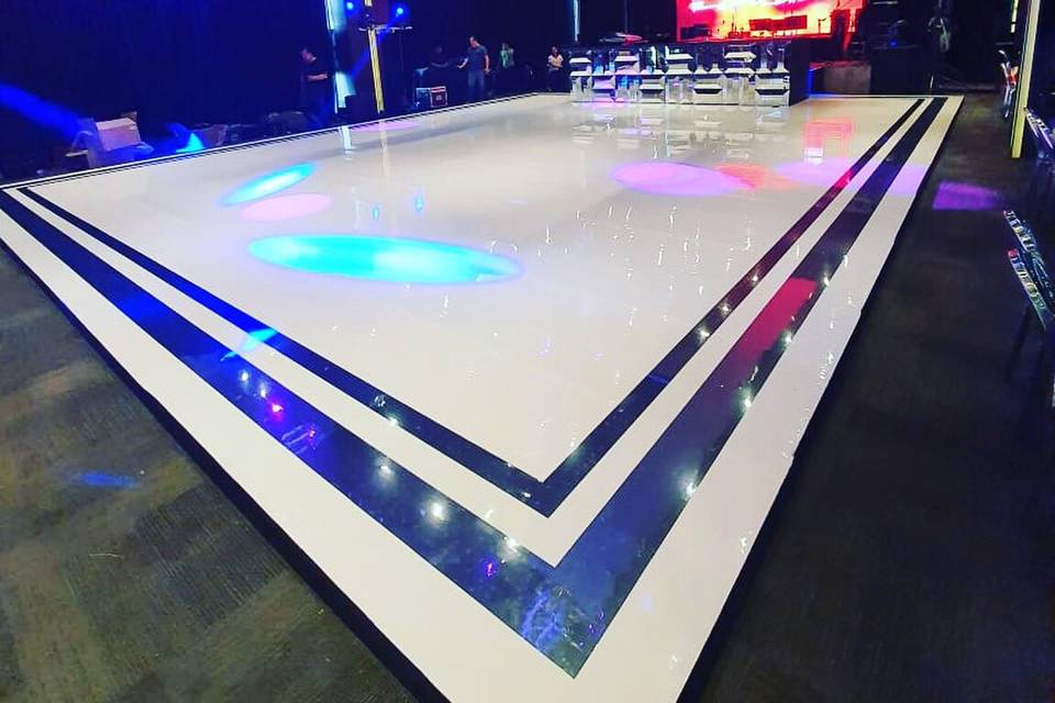 Pista de baile con diseño