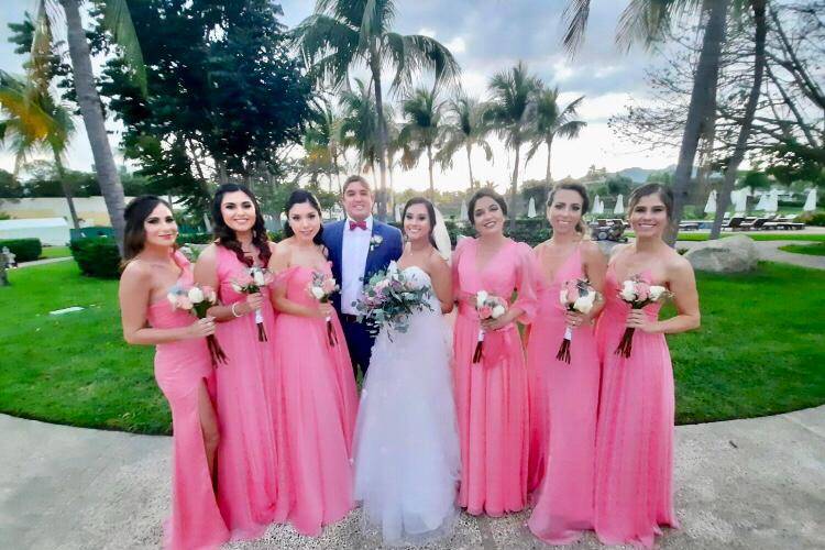 Ramo de novia y damas