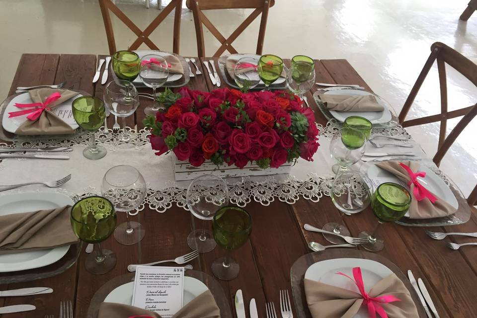 Centos de mesa y styling