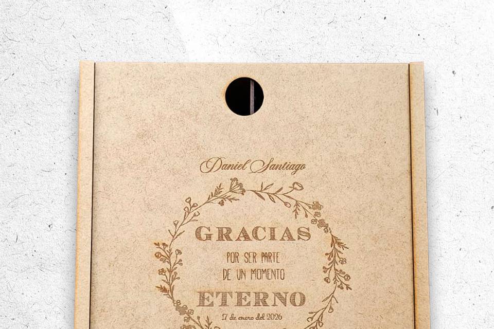 Caja para recuerdo