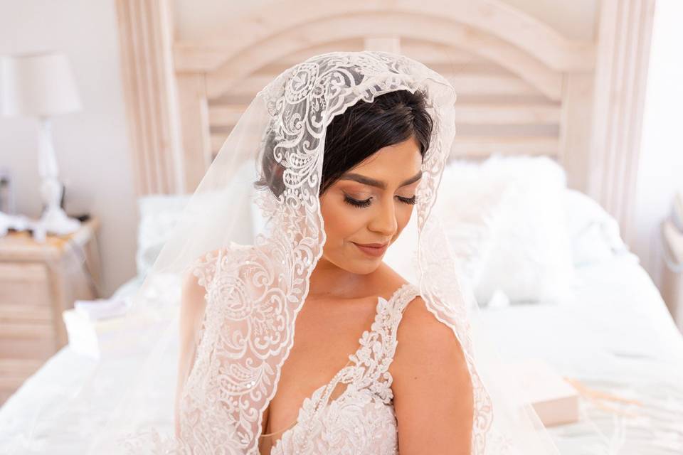 Hermoso maquillaje de novia