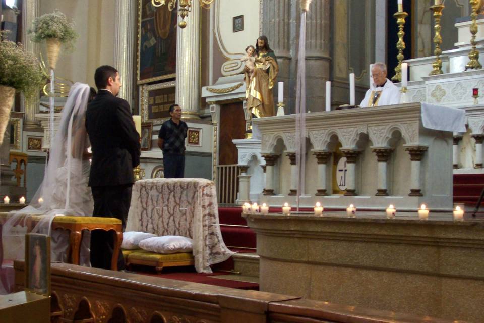 En ceremonia religiosa