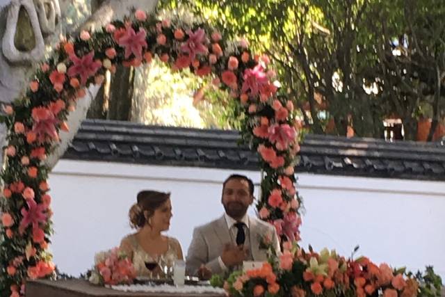 Banquete dalia y gabo