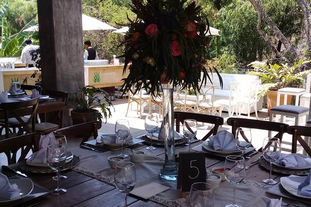 Espaciosa área techada