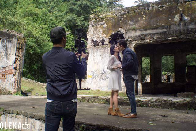 El detrás de cámaras