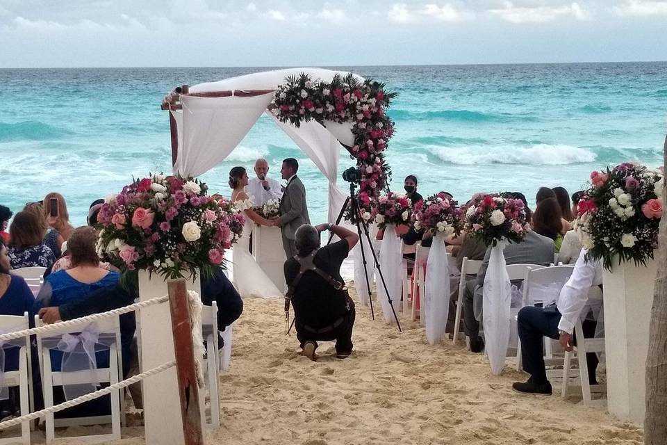 Matrimonio en la playa