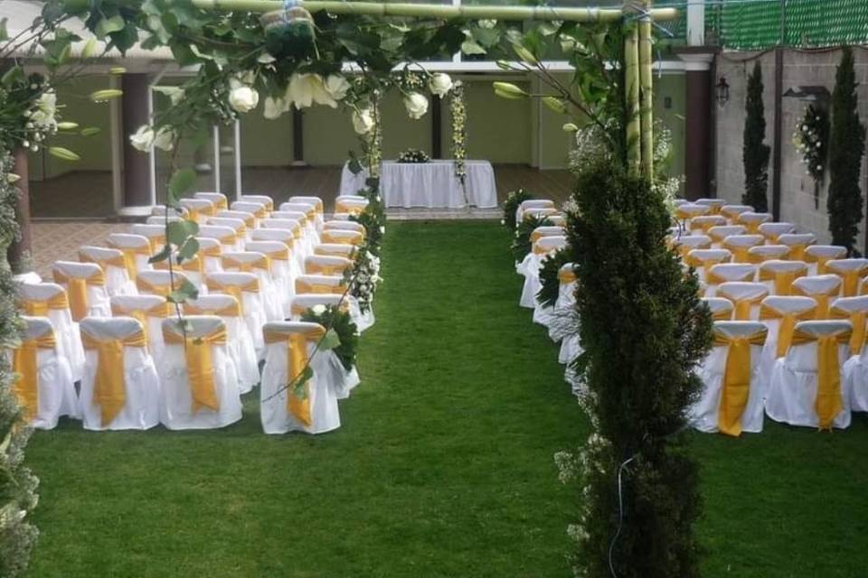 Boda jardín