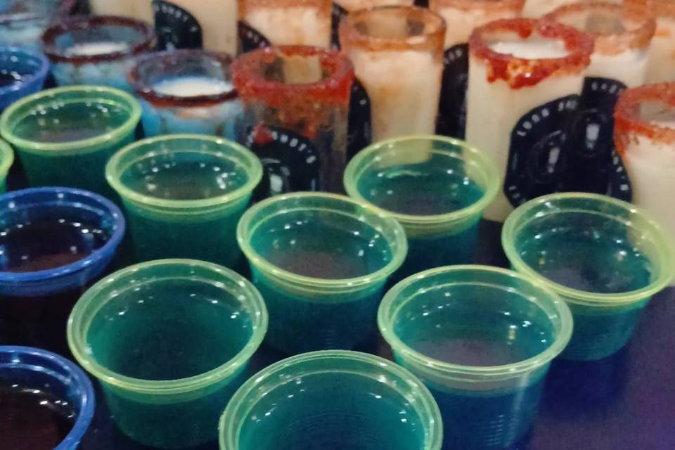 Nueva tendencia de jelly shots