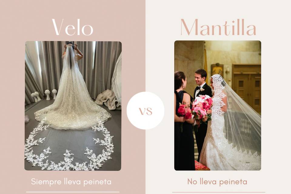 Velo vs mantilla
