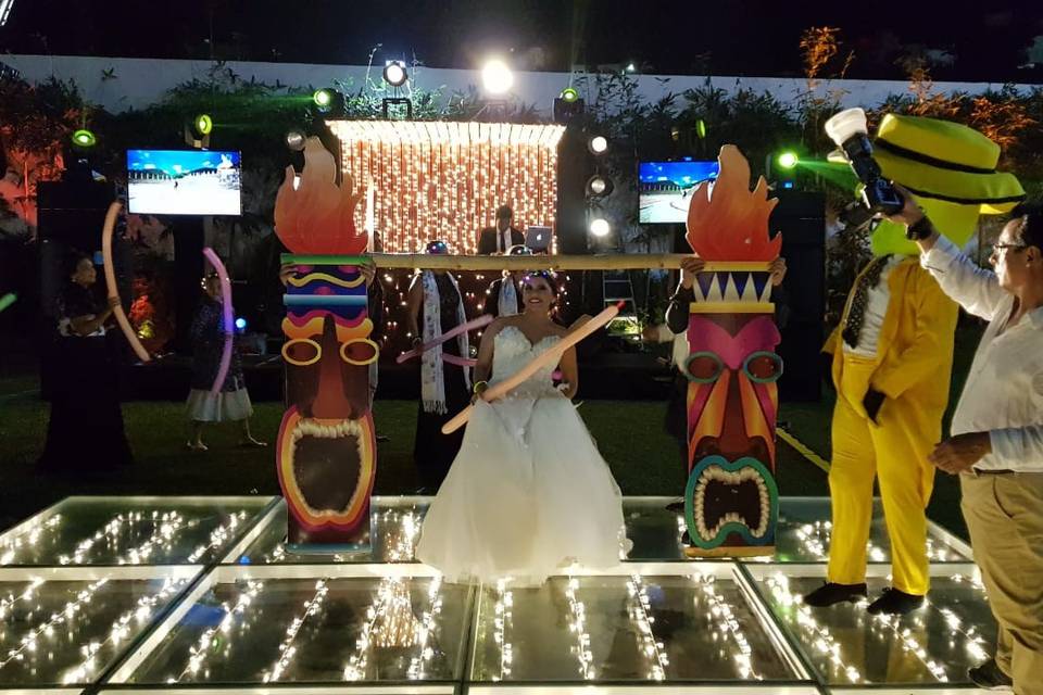 Boda en jardín