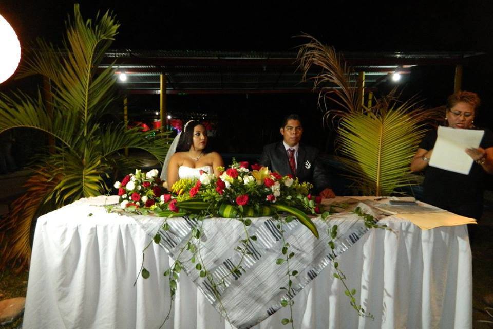 Cobertura de la boda