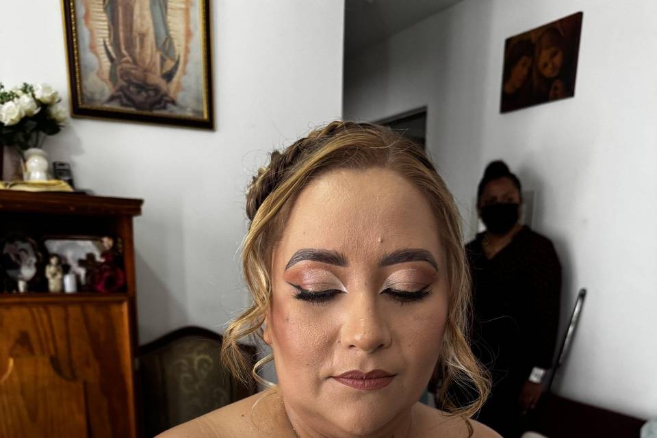 Maquillaje y peinado Nupcial