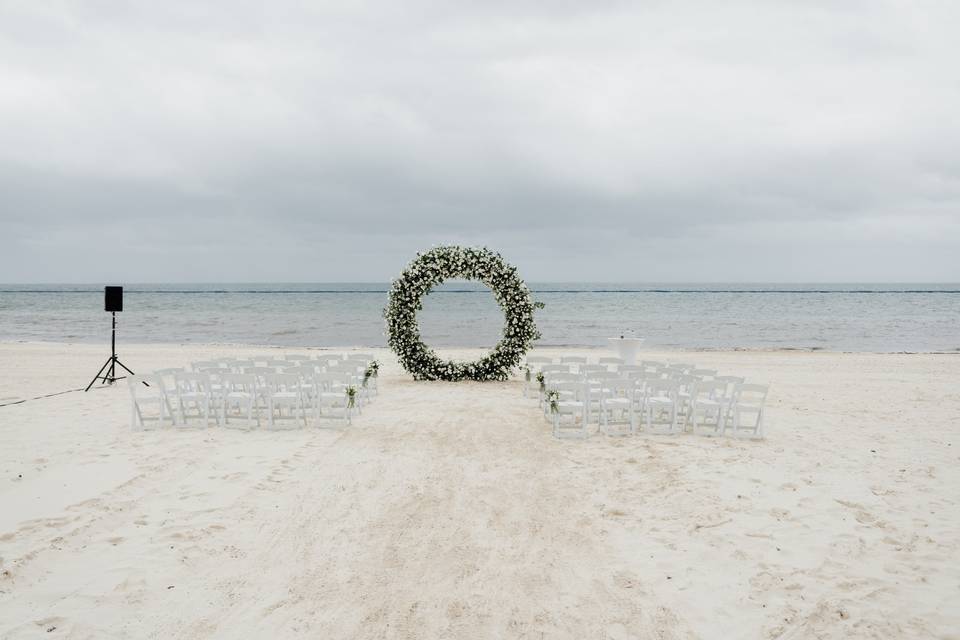 Ceremonia en la playa