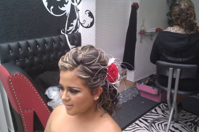 Cascada de trenza con volumen