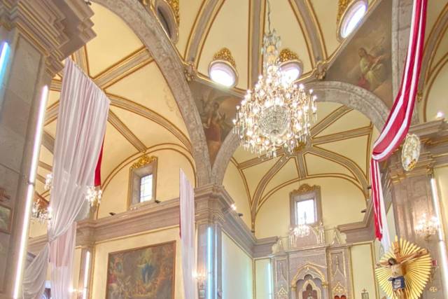 En la ceremonia religiosa