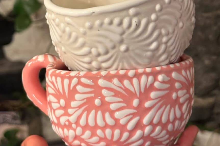 Taza café de corazón