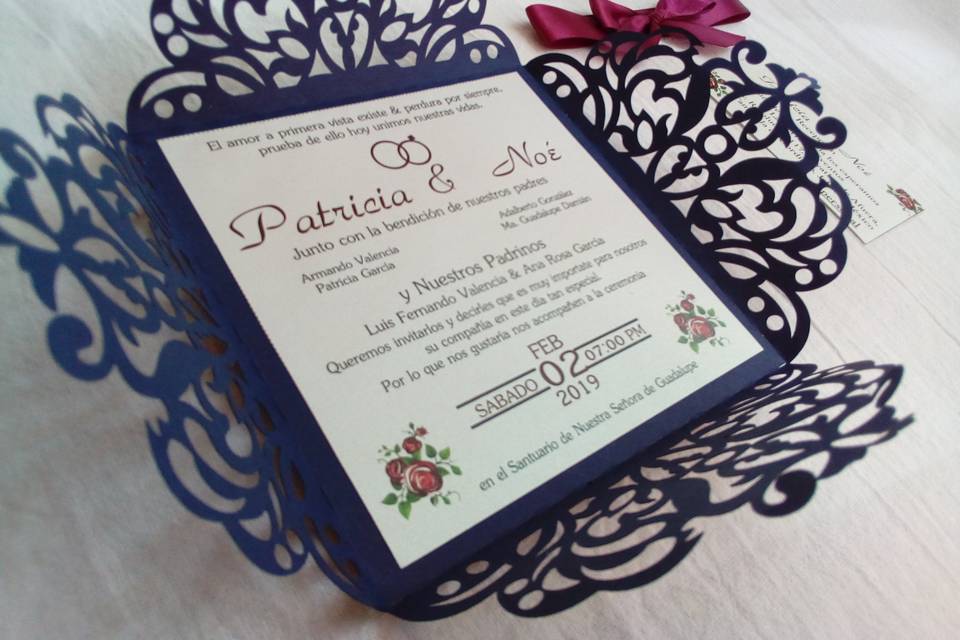 Invitación ornamental