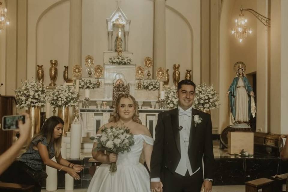 Yeidy ceremonia iglesia