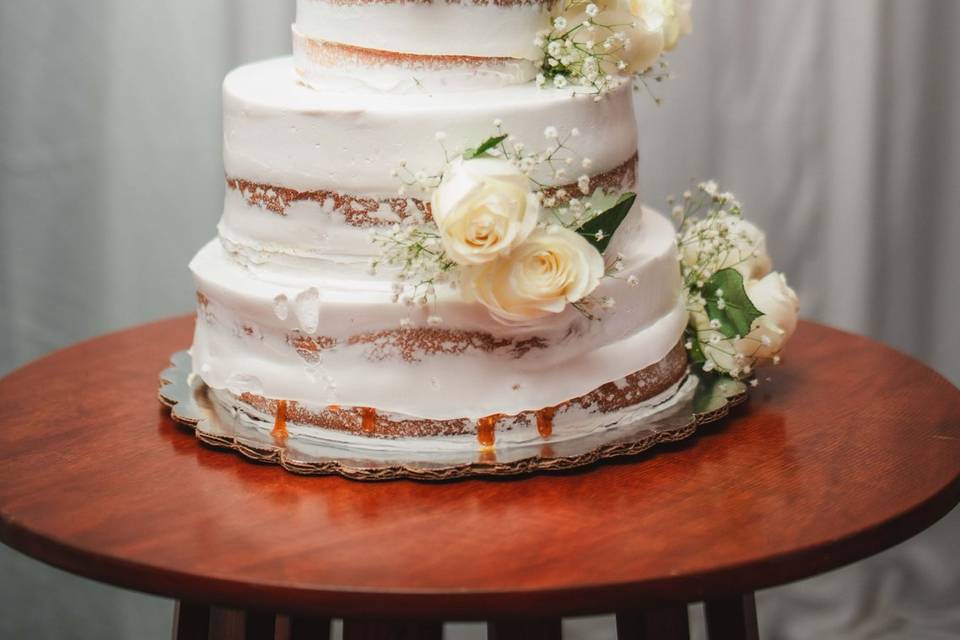 Cake wedd